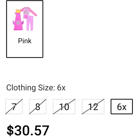 3 piece matching  sleep set size 6 - Picture 2 of 8